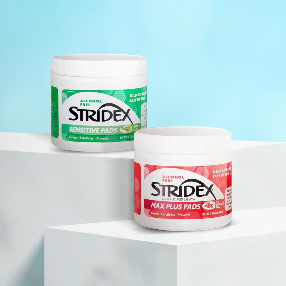 스트라이덱스 🏆트러블케어/ 총 110매 구성🏆 스트라이덱스 각질/여드름 패드 55매 + 55매 (교차가능/센시티브/맥스플러스)