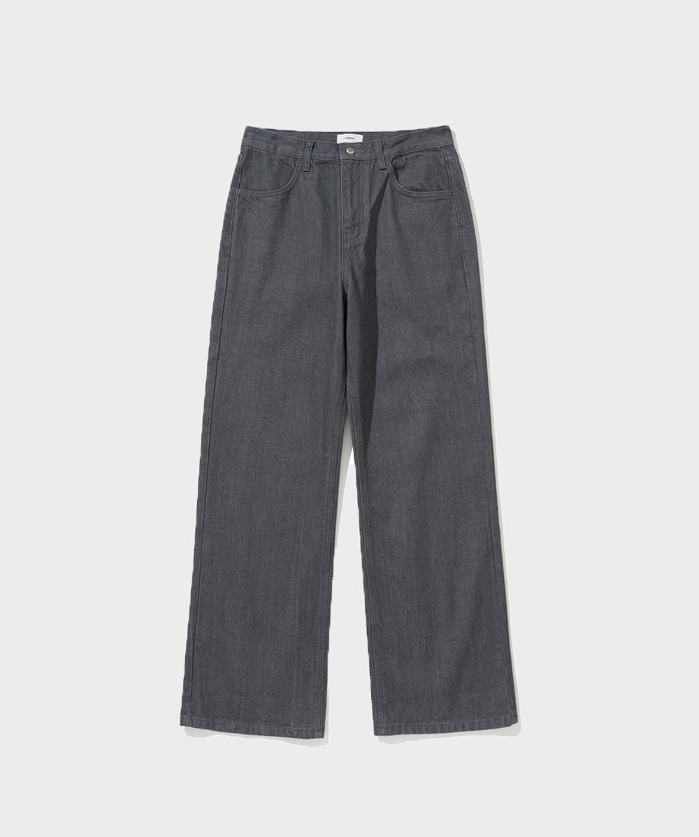 302 Wide Selvedge Denim - Gray