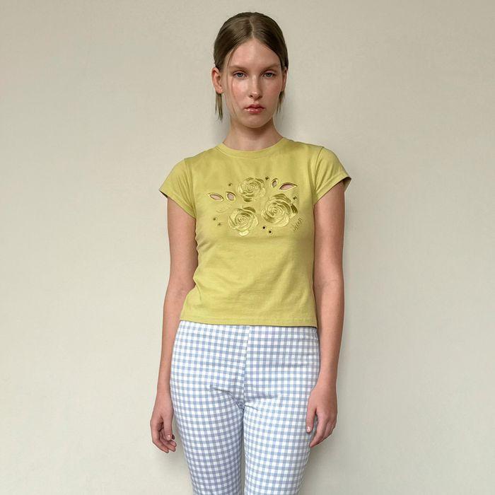 Rose Punching T-Shirt (Green)