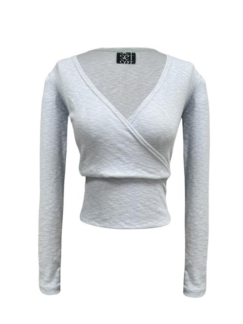 ARHA WRAP T-SHIRT SKY BLUE