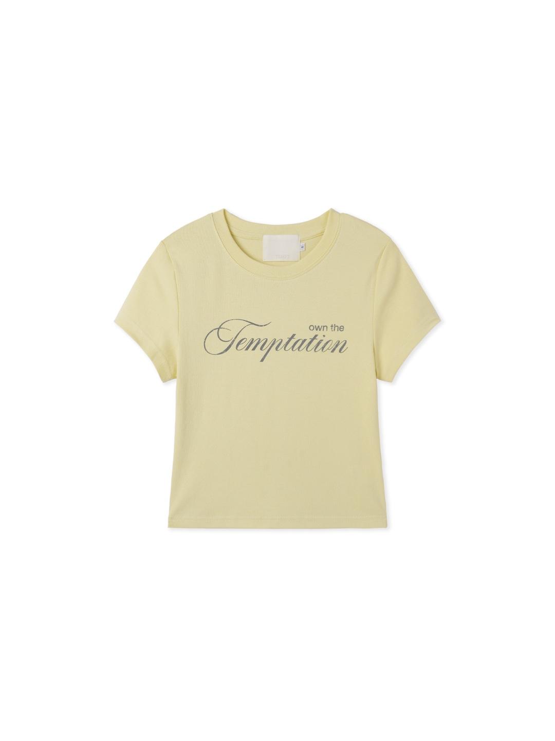Own It tee - yellow