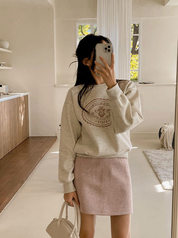 [겨울신상⛄][5천장돌파] 얼웨이즈 모직 미니스커트