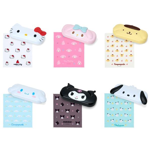 산리오 신생활 데일리 소품 시리즈 페이스 하드 안경 케이스