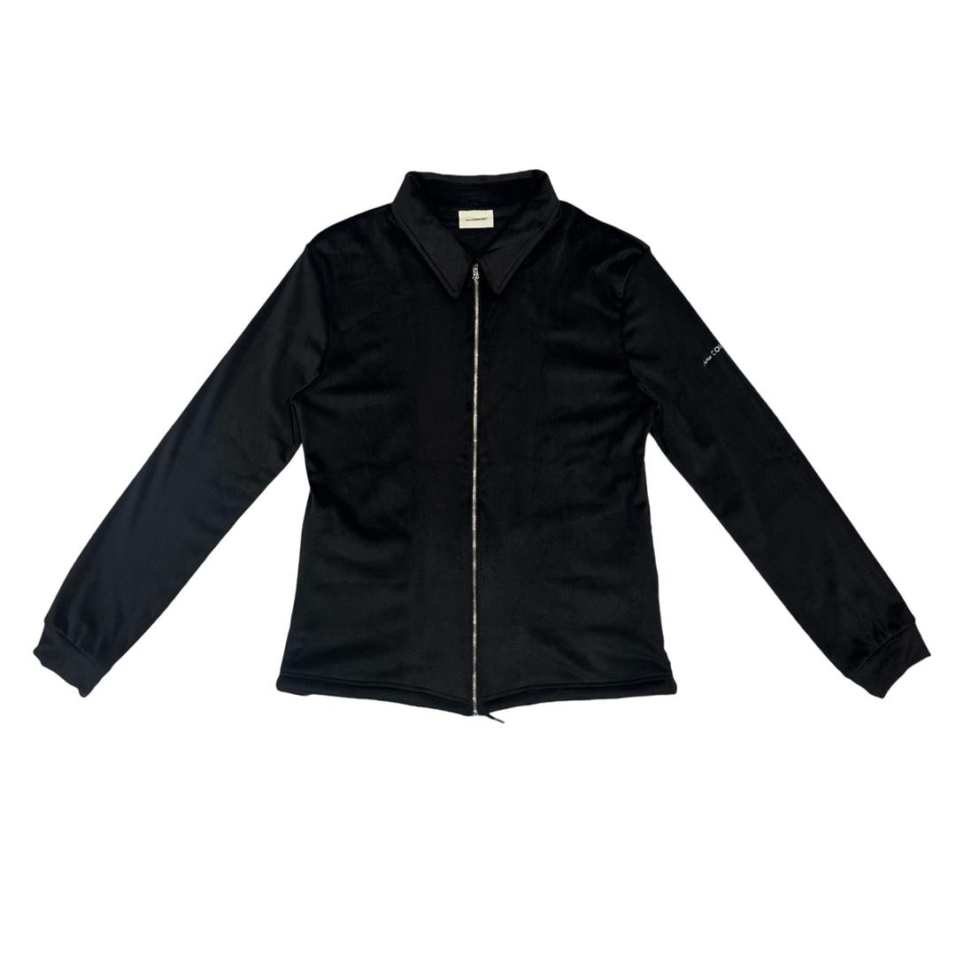 24-005 FLEECE SHIRT JACKET (BLACK)