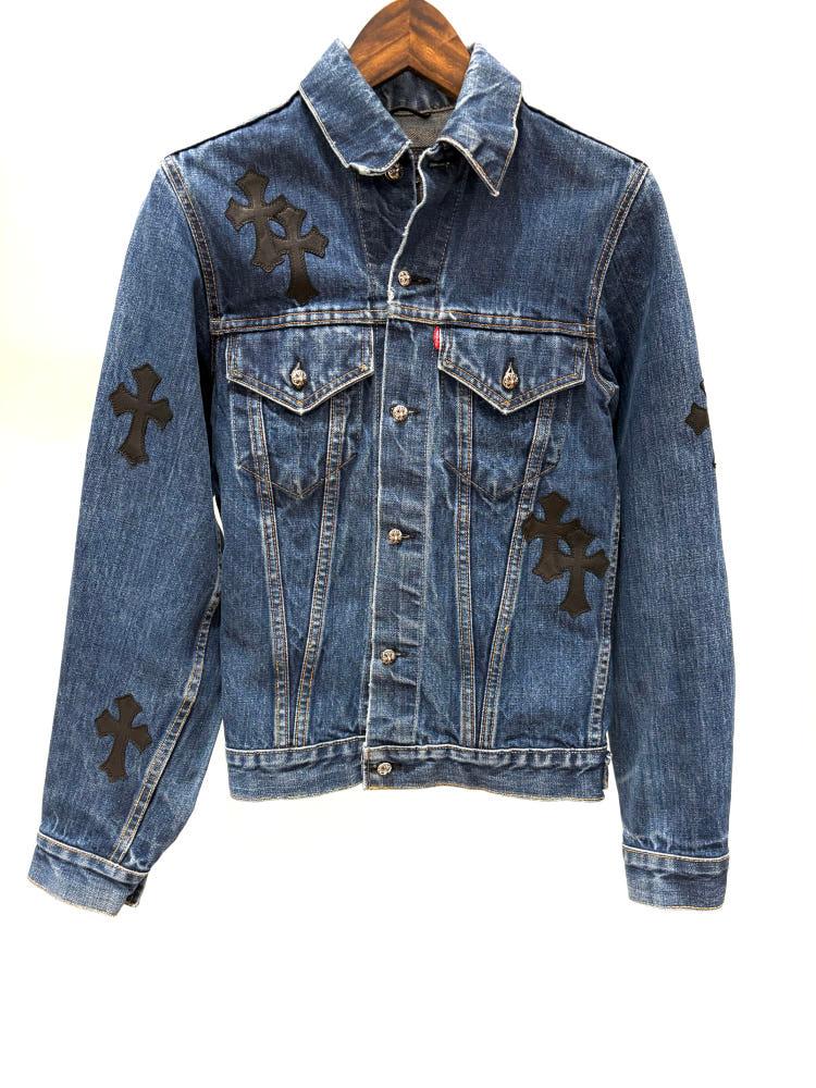 [THE DOSAN/당일 출고] 크롬하츠 리바이스 데님 패치 자켓