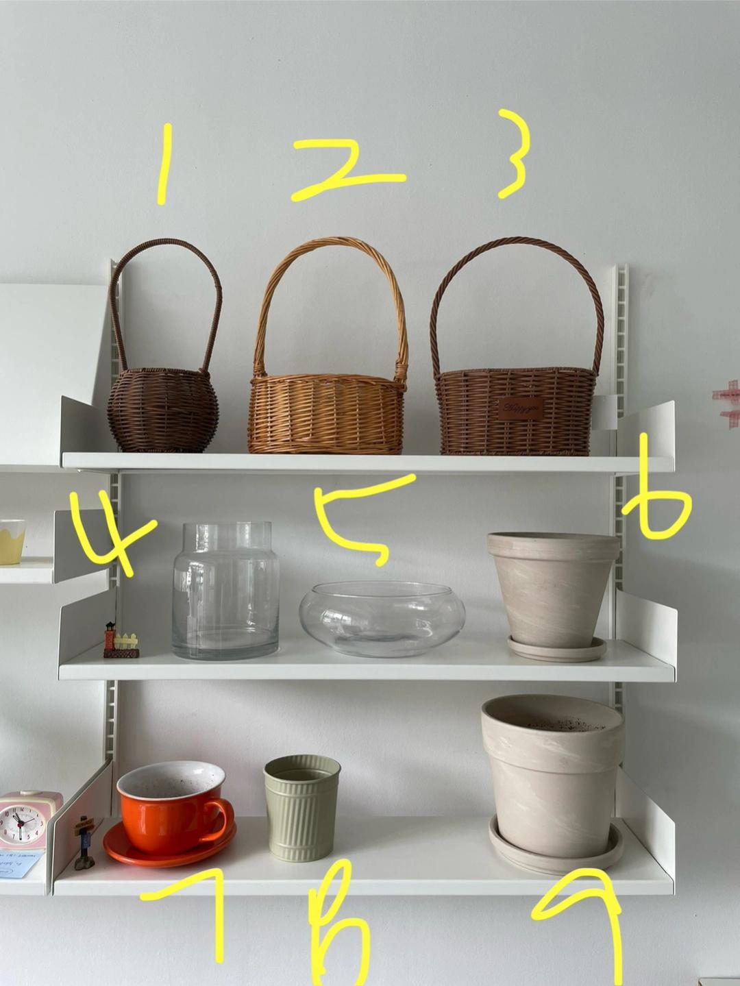 꽃집 점포정리 화분 화병 꽃바구니 라탄바구니