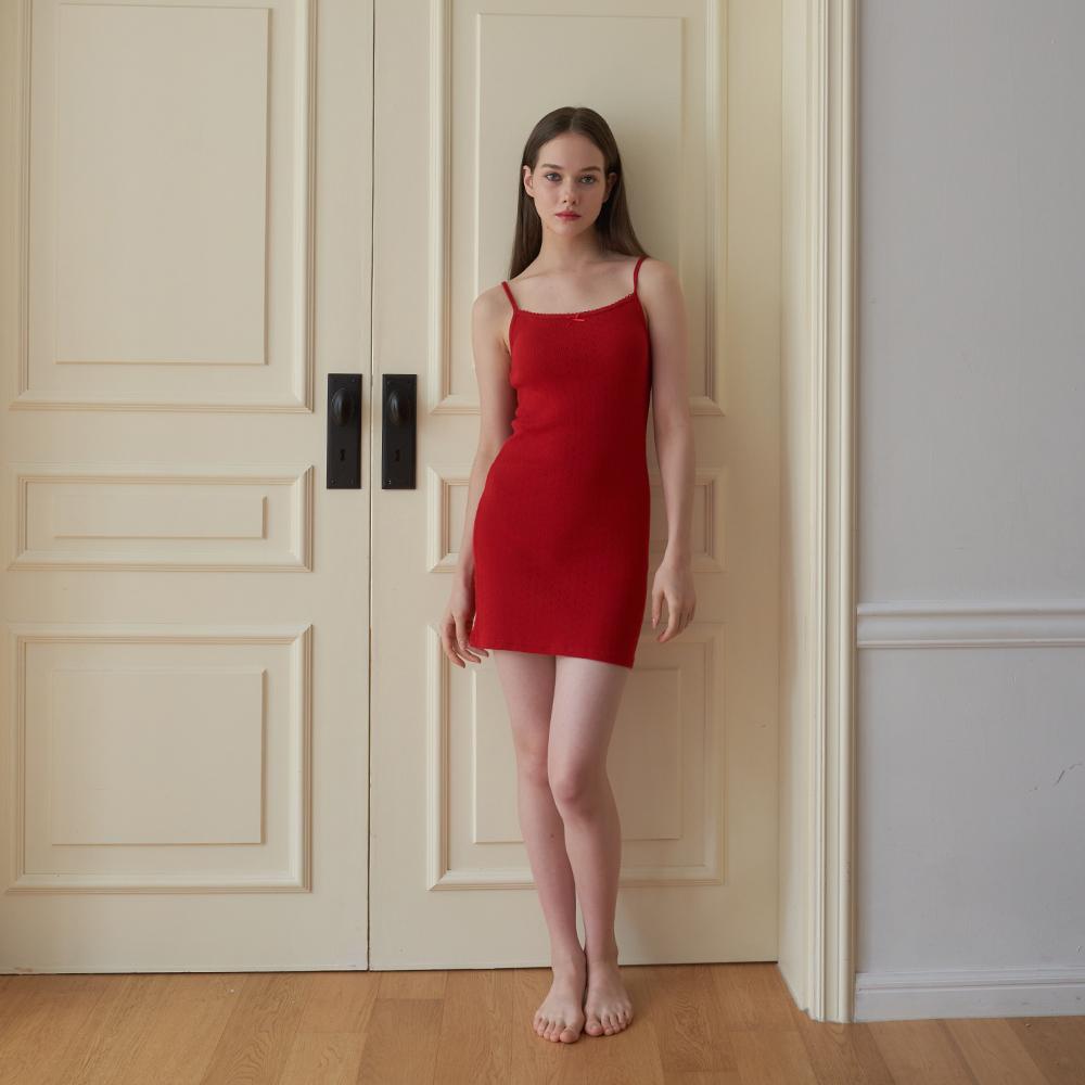 [PO 9/9-10 순차발송] Punching Slim One-piece (Red)