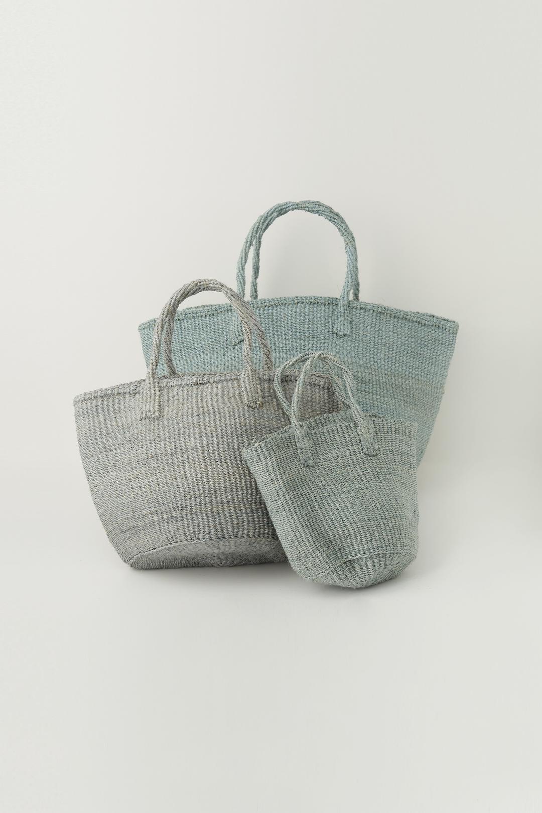 Sisal tote bag (light gray)