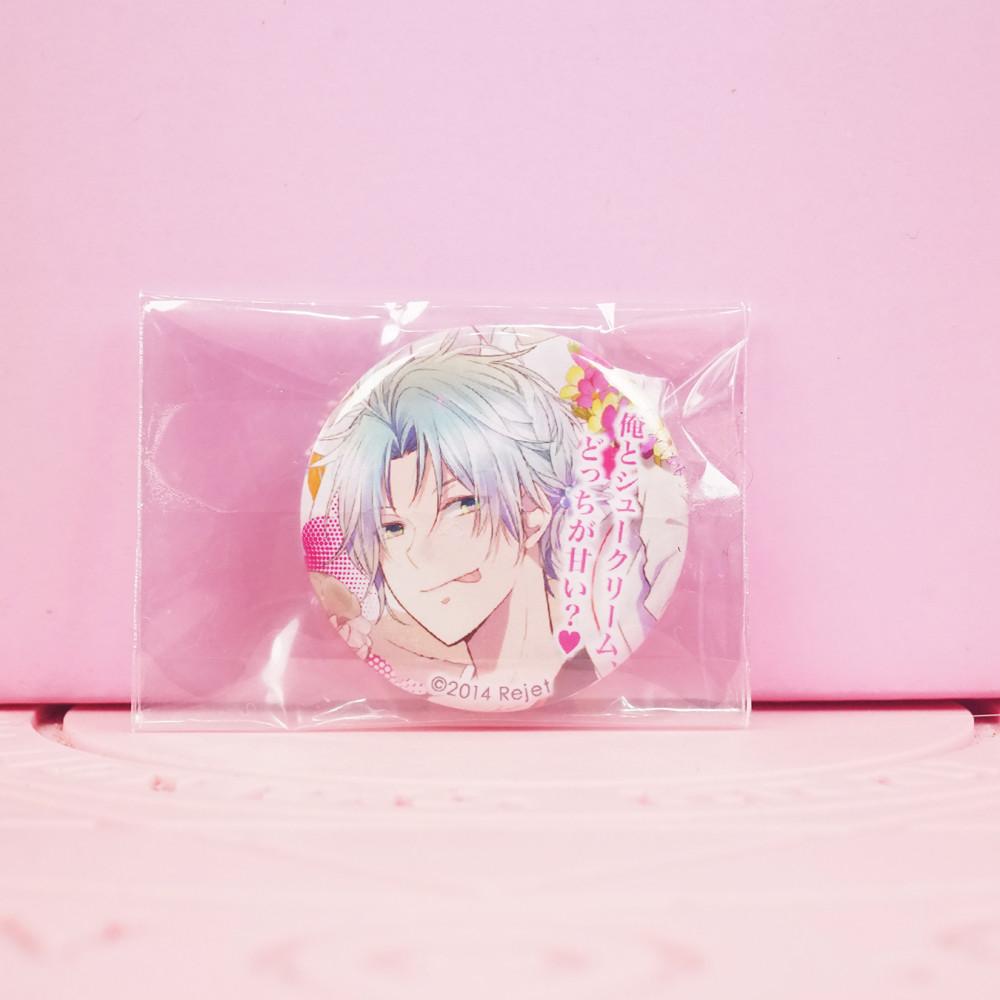 미개봉 리제트 아이돌을 독점하는 CD √HAPPY＋SUGAR＝VACATION 코가 리쿠 CV 미도리카와 히카루 뱃지 굿즈