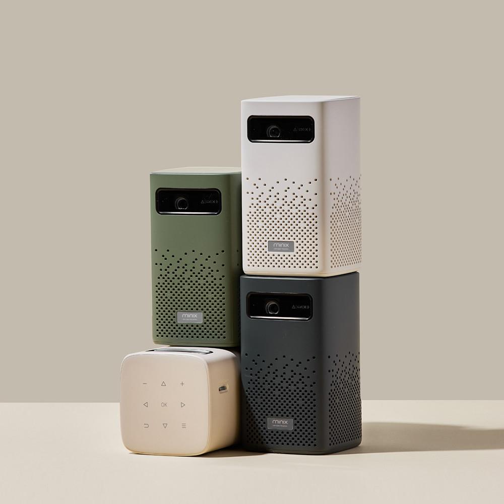 미닉스 미니빔 프로젝터 프로젝트 가정용 캠핑용 더미니빔 : 미닉스