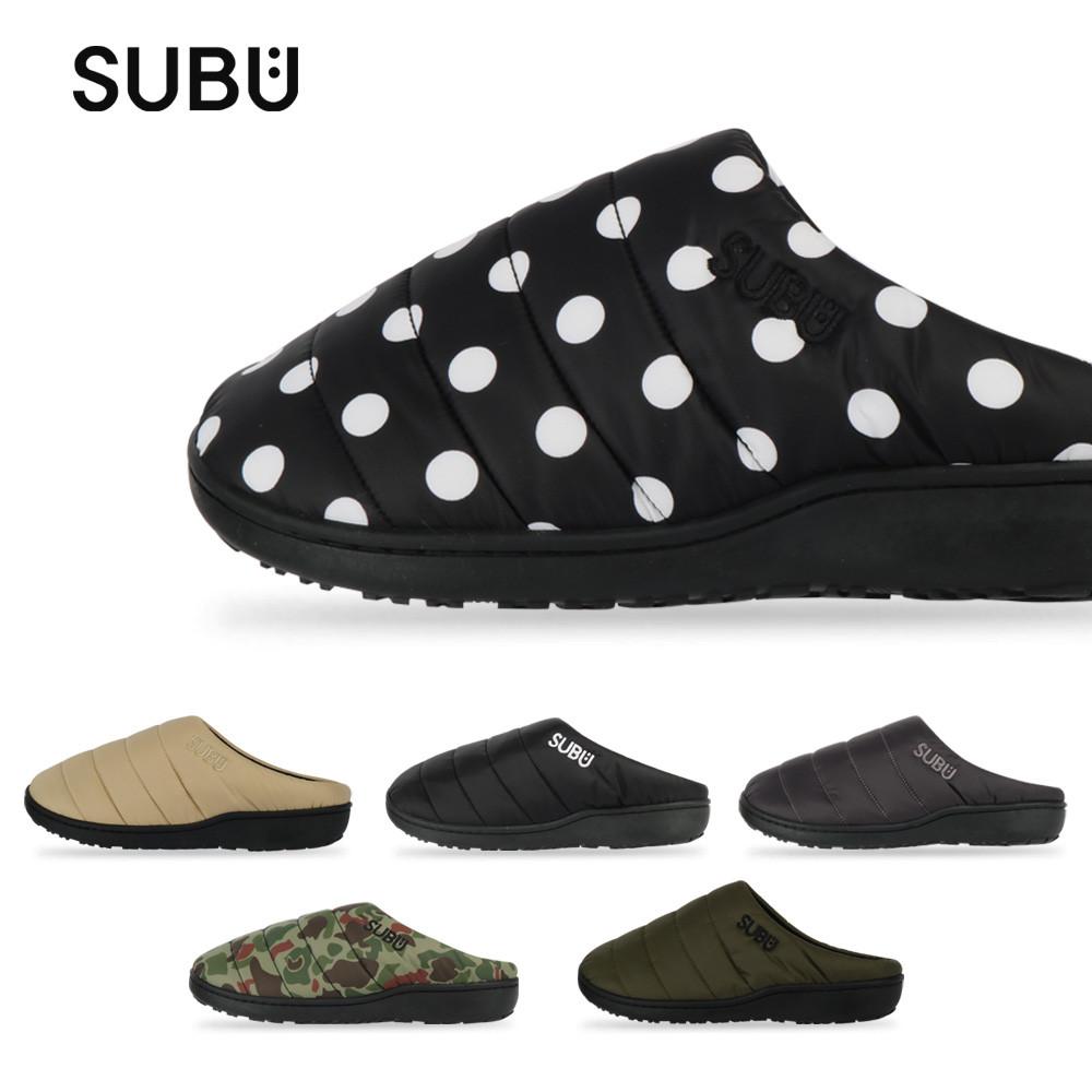 SUBU 수부 방한 패딩 슬리퍼 스부 다운 샌들