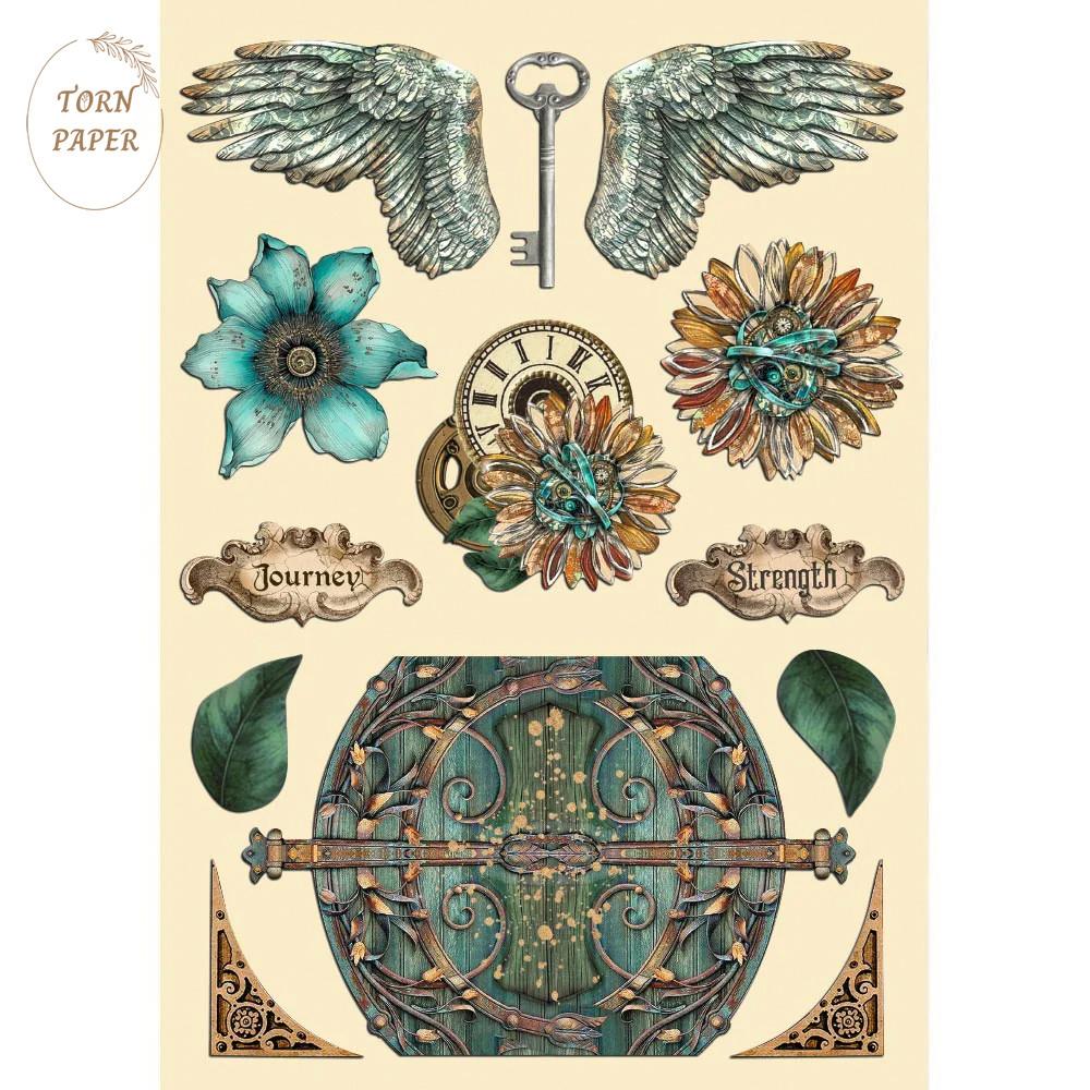 Stamperia 스탬페리아 Colored Wooden shape Sir Vagabond in Fantasy World STA 432