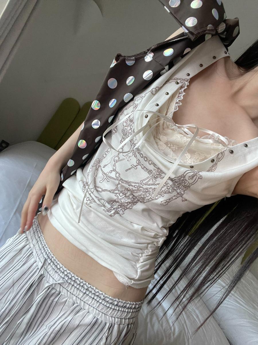 egg drape stud top(3 color)