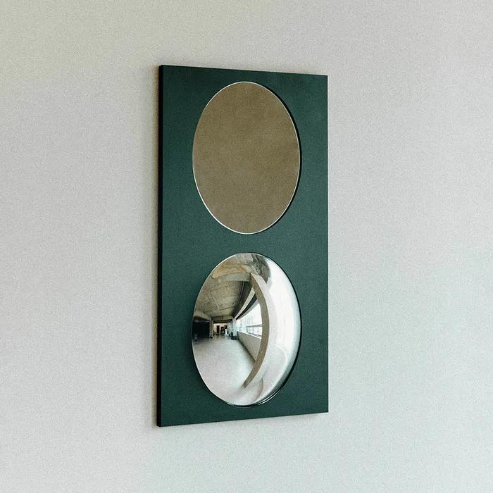 zoom mirror (black & vintage yellow)