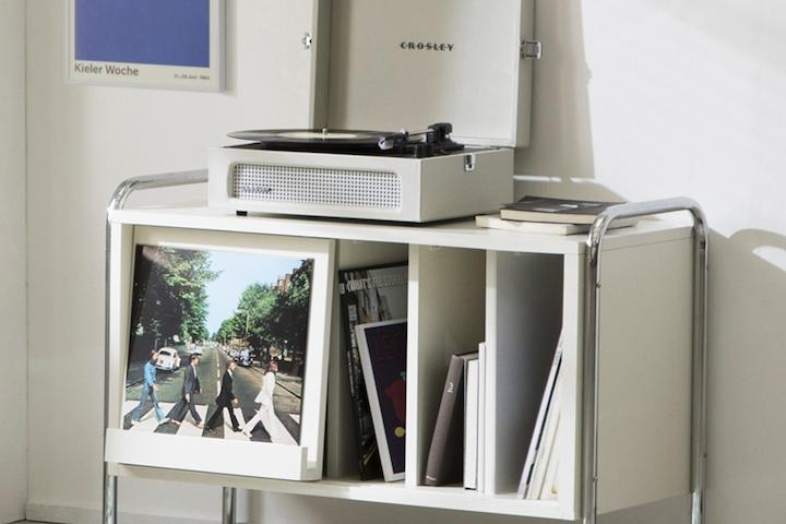 E0등급 소울 매거진랙 800 슬라이딩 북케이스 크롬 수납장 (2color)