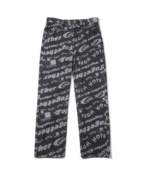 HTT Denim Pants_Black