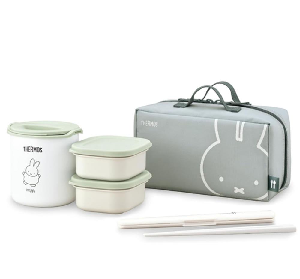 미피 캐릭터 도시락 일본 써모스 보온 도시락통 직장인 학생