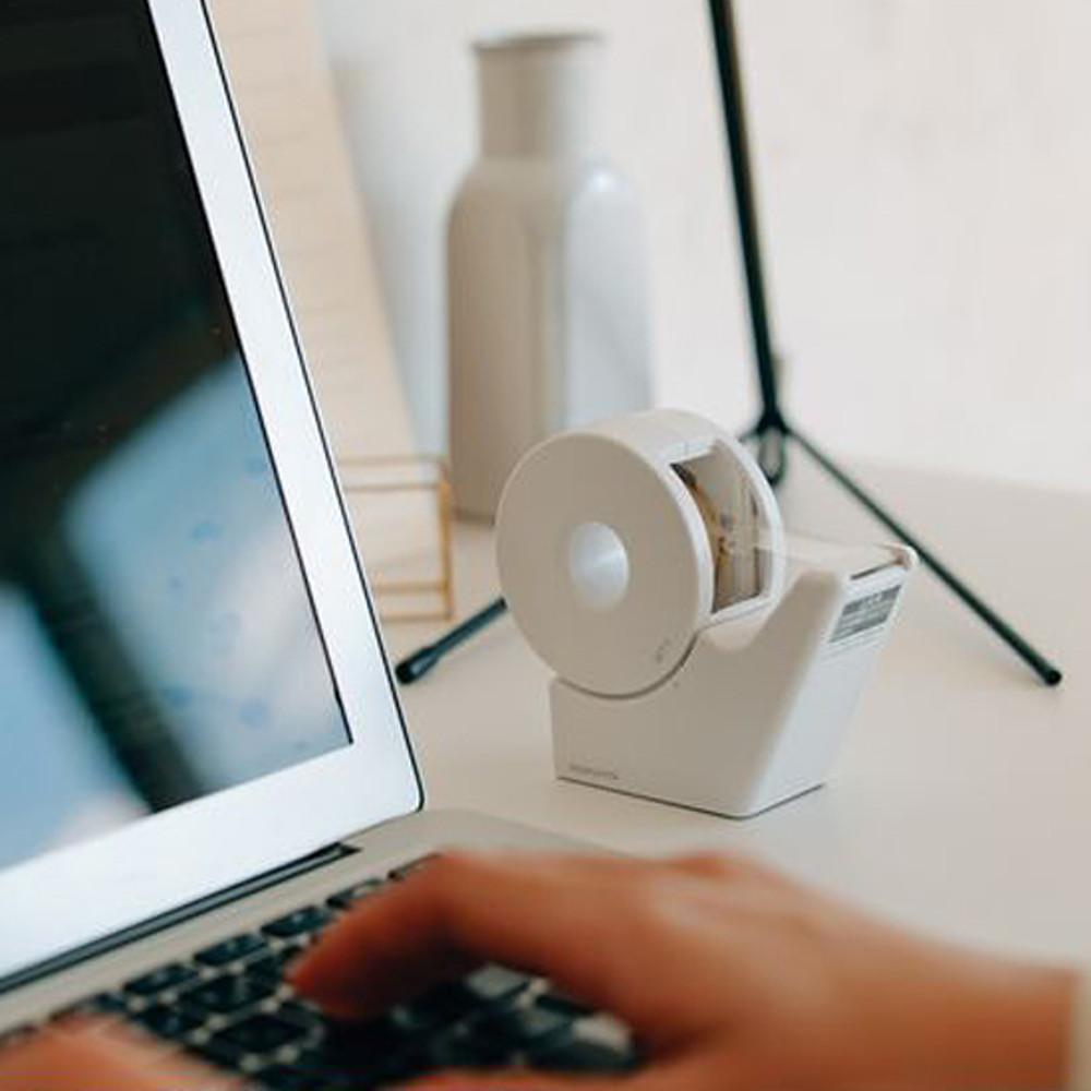 GLOO(글루) 한손 테이프 커터 디스펜서 S / 오피스 사무용 문구 데스크테리어 컷팅기