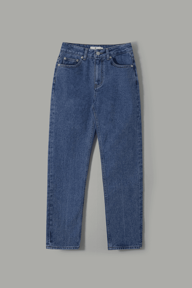 Classic Denim Pants (Deep Blue)