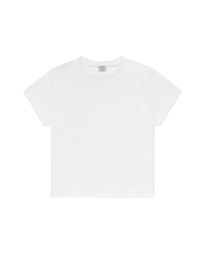 CLASSIC CROPPED TEE - WHITE