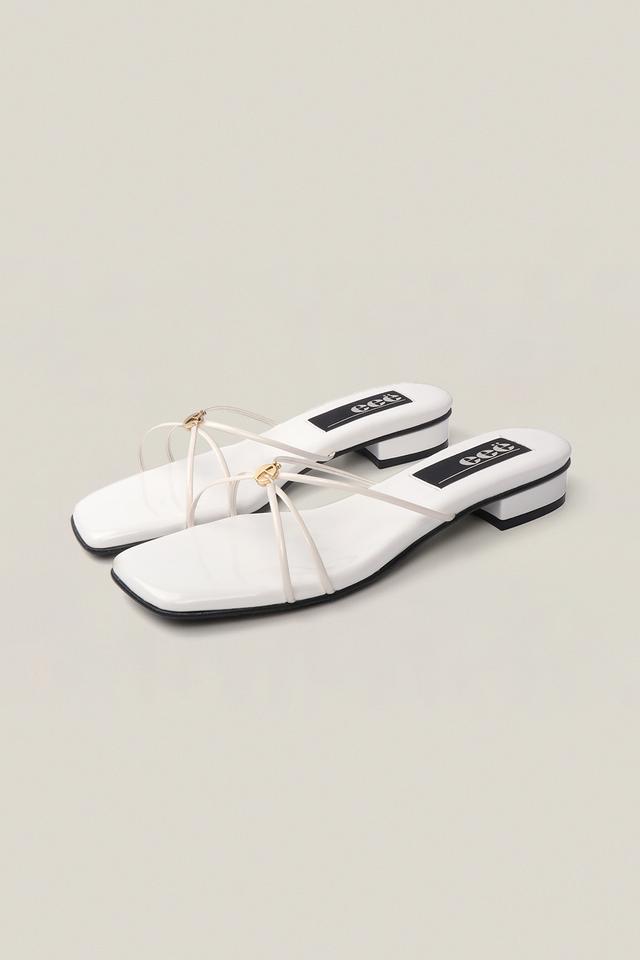 ROVE METAL LOGO STRAP SLIDE