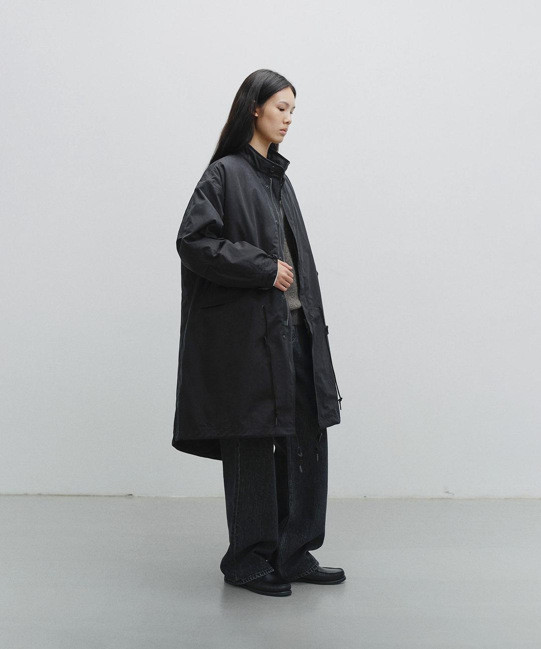 w. M-65 Insulation Fishtail Parka (Black)