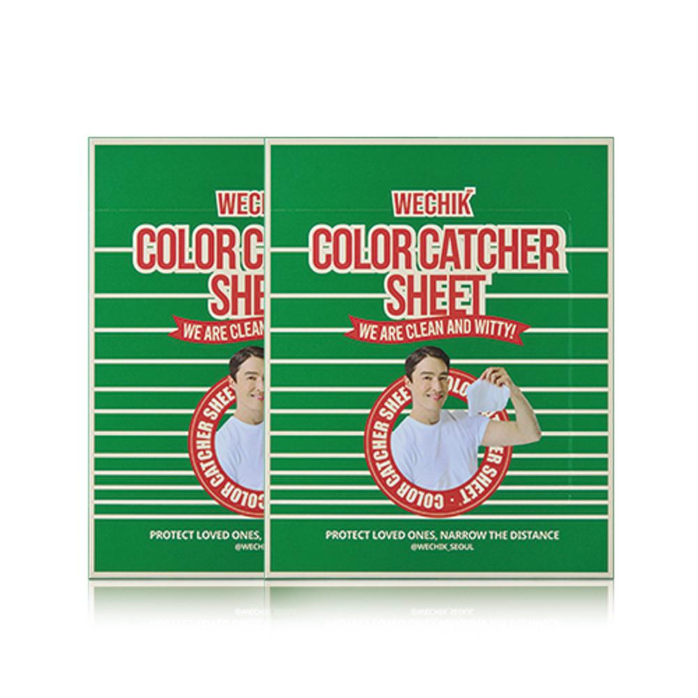 위칙 이염방지시트 세탁소티슈 미세먼지 제거 형광증백제 흡착 물빠짐방지 30매x2