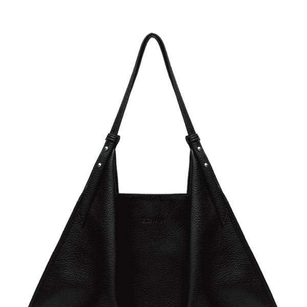 loose big shoulder bag - black XL