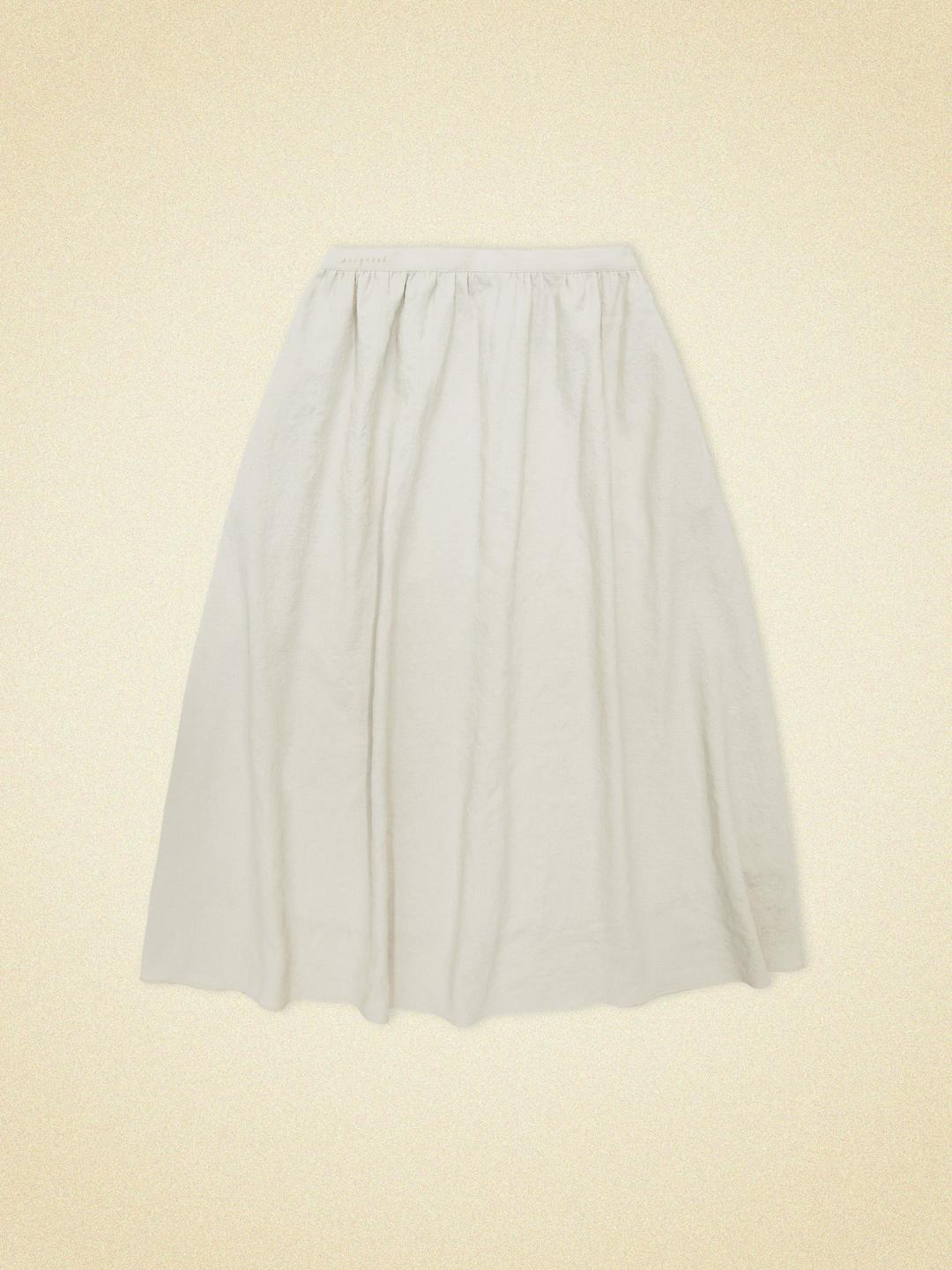 fog skirt (gray beige)