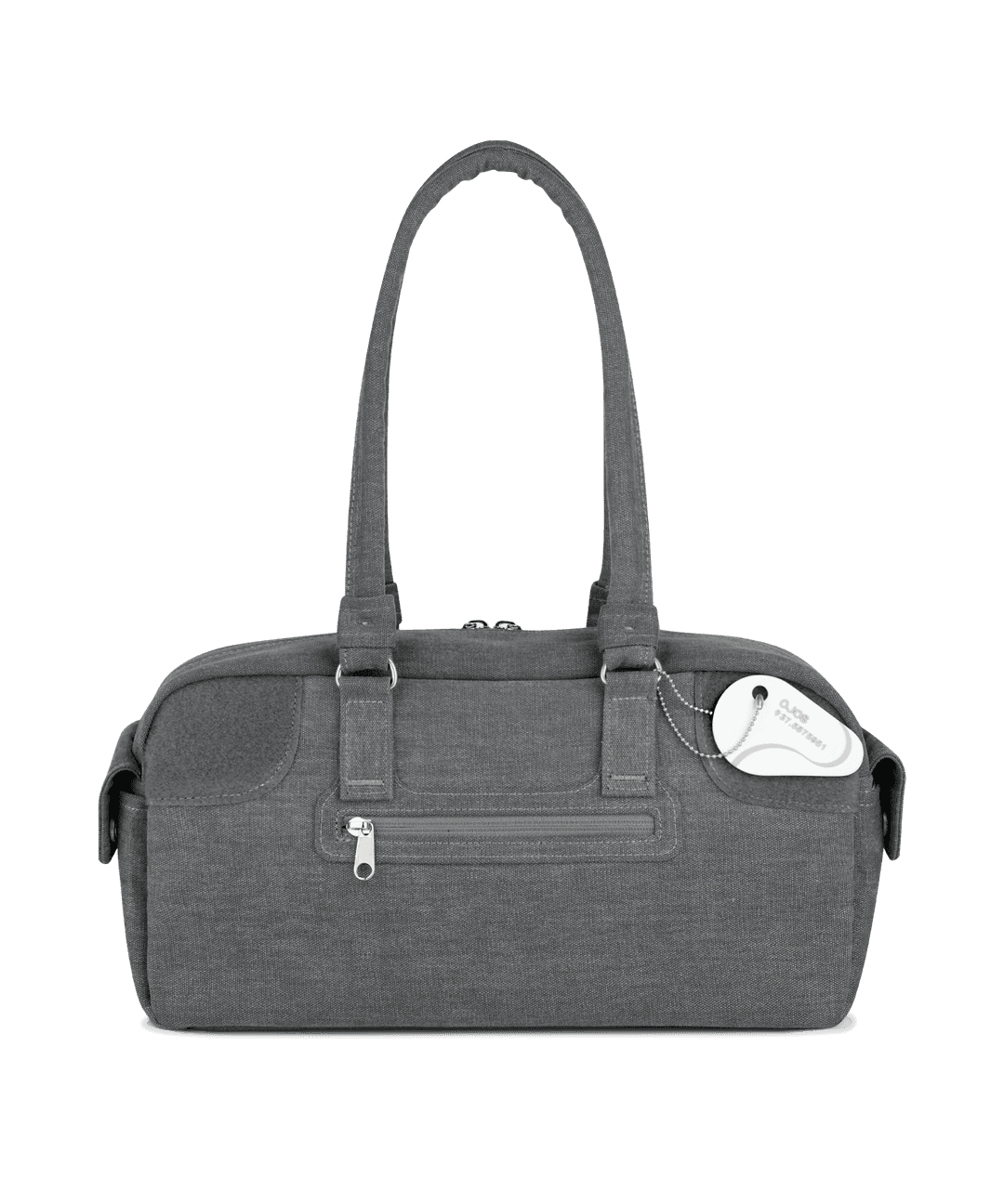 Detachable Keyring Baguette Bag / Stone Blue