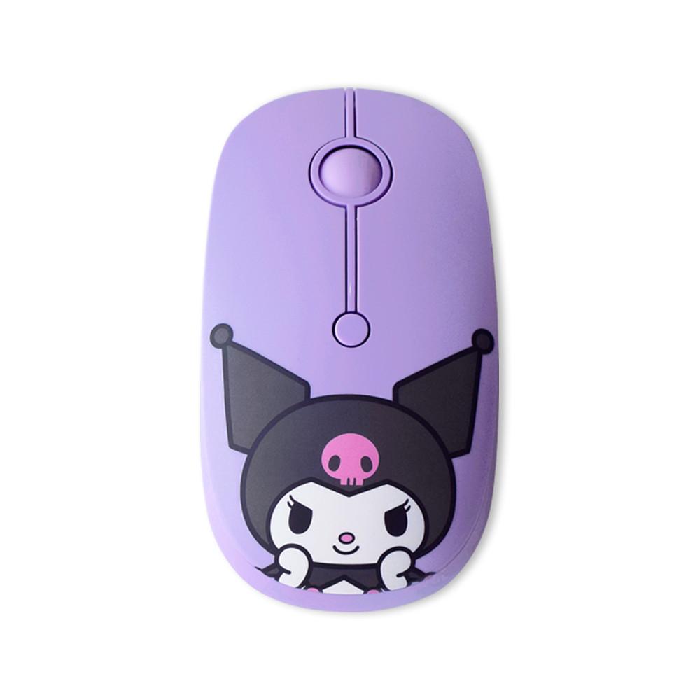산리오 캐릭터즈 쿠로미 저소음 무선 마우스 (마우스패드 증정)