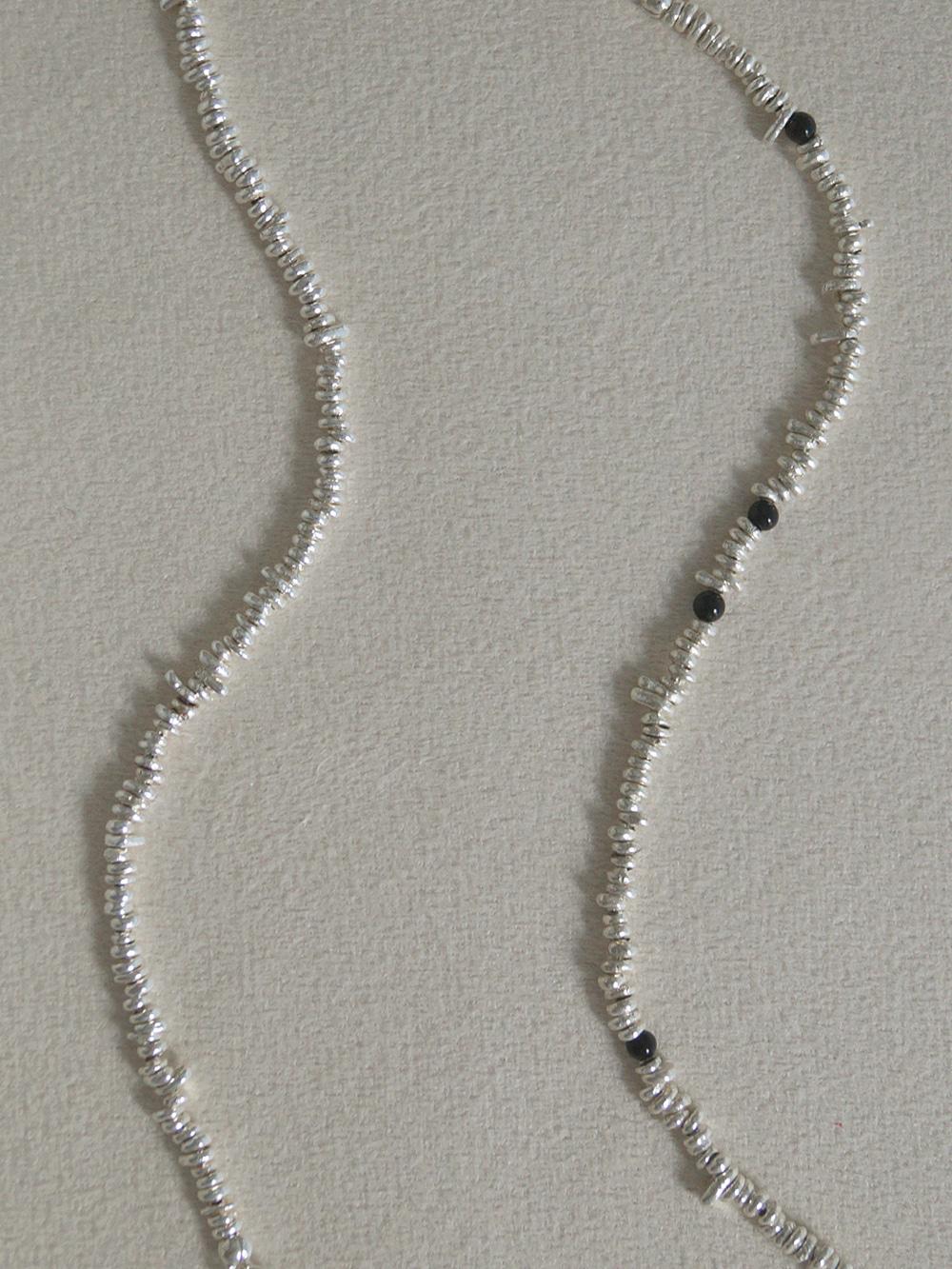 SILVER CHIP BRACELET (2type)