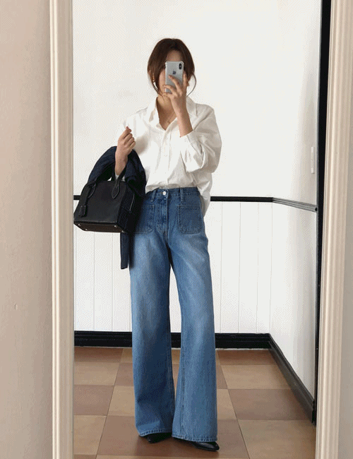 제이탐탐 시엘 포켓 와이드팬츠