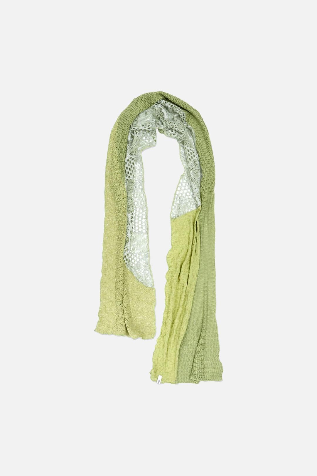IGNOTA Leaf Scarf "Lime\" 이그노타 리프 스카프 \"라임\"