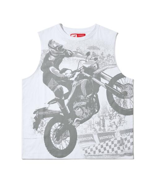 Racer Sleeveless White