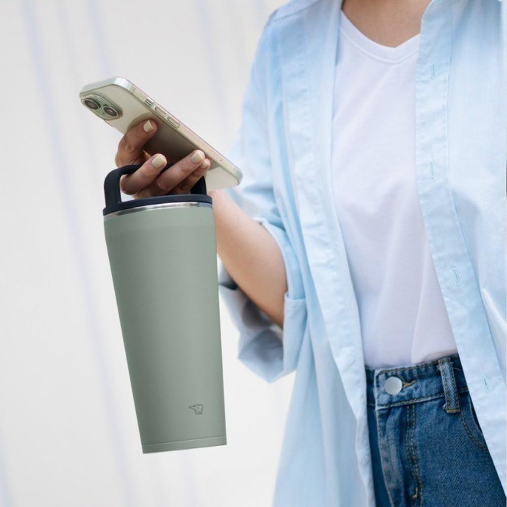 조지루시 대용량 보냉 보온 텀블러 밀폐 심리스 손잡이 핸들 물통 컵 병 일본 720ml