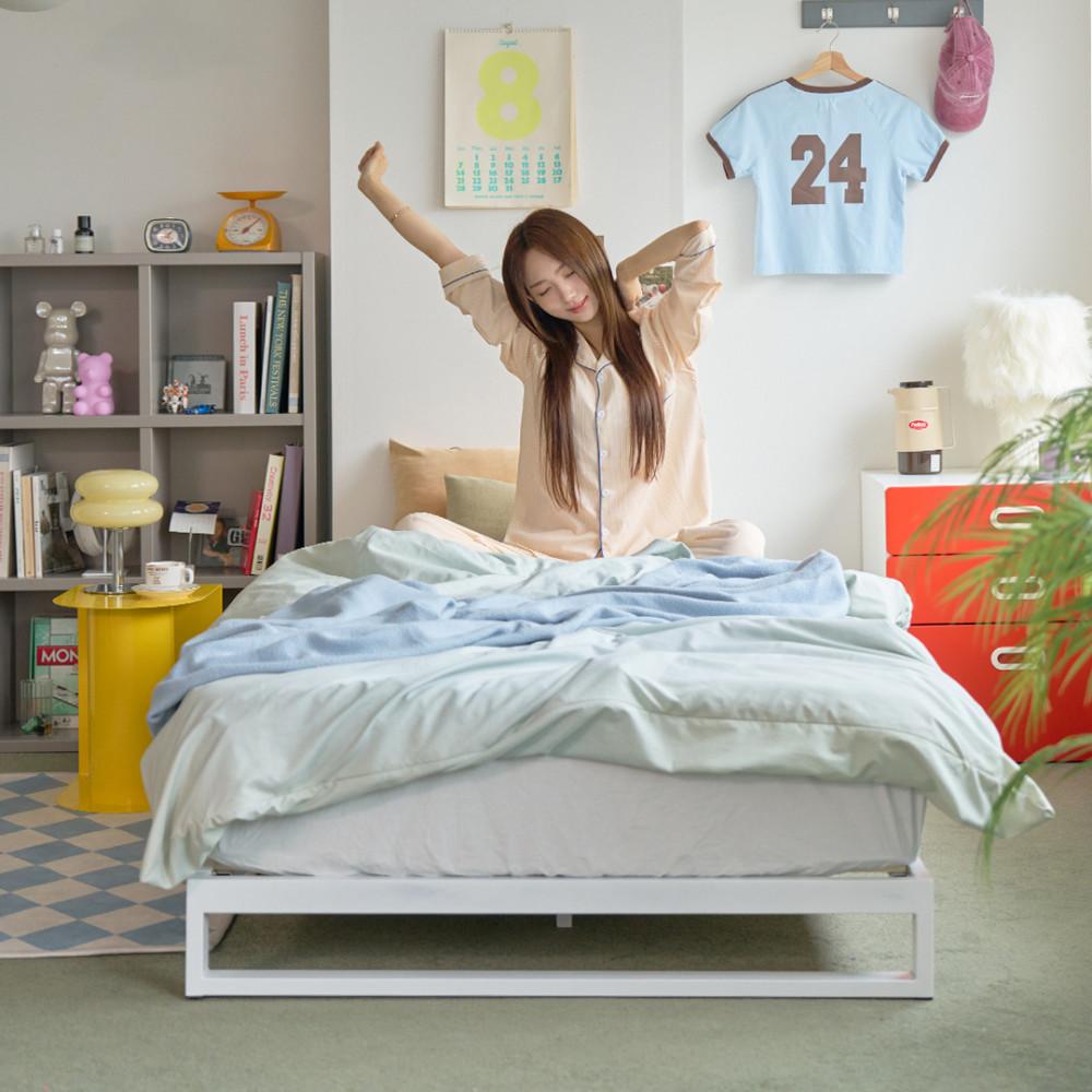 눕 데이오프 철제 침대 프레임 슈퍼싱글 SS 2colors