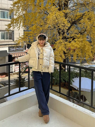 후리스 투웨이 조거팬츠