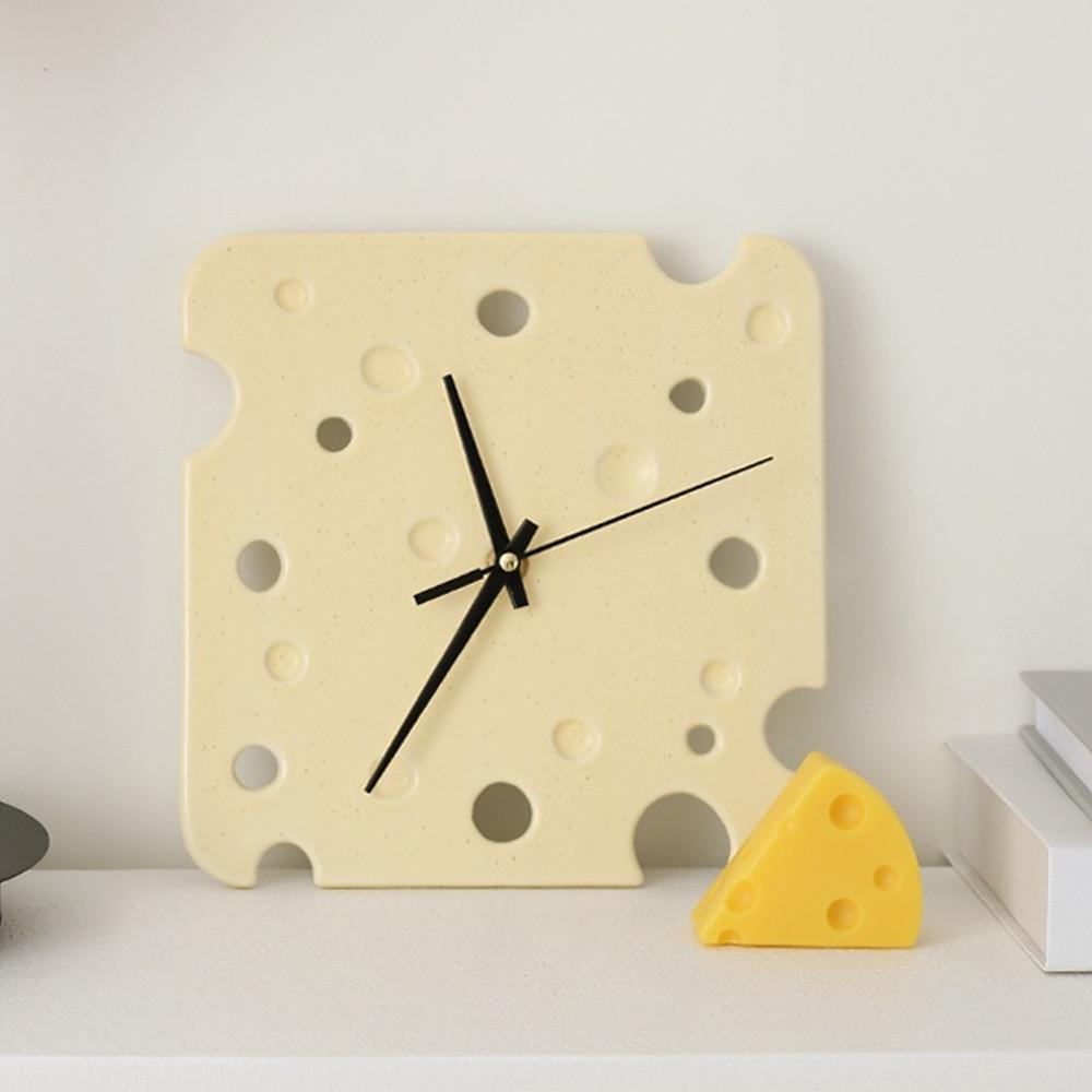 치즈 벽시계 세라믹 거치형 예쁜 시계