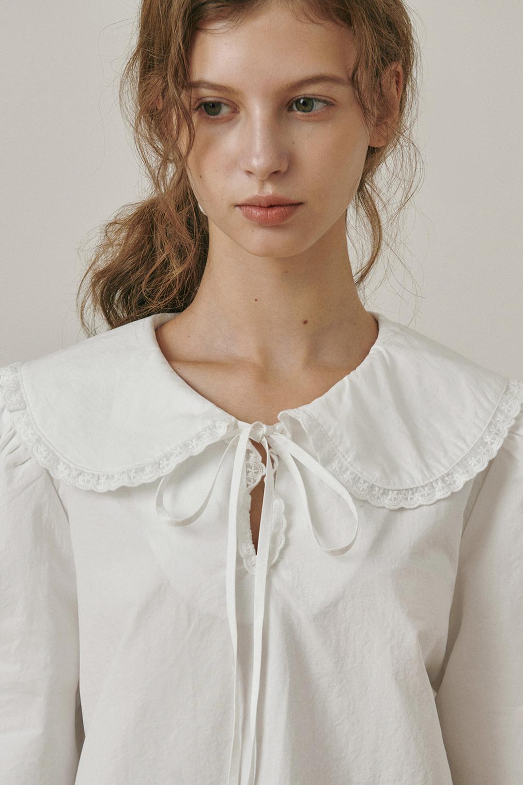 Lovely panel blouse IVORY