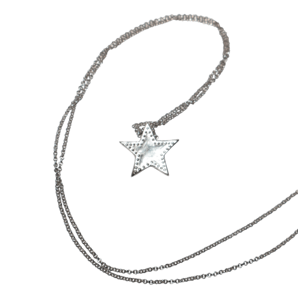 STUD STAR LONG NECKLACE