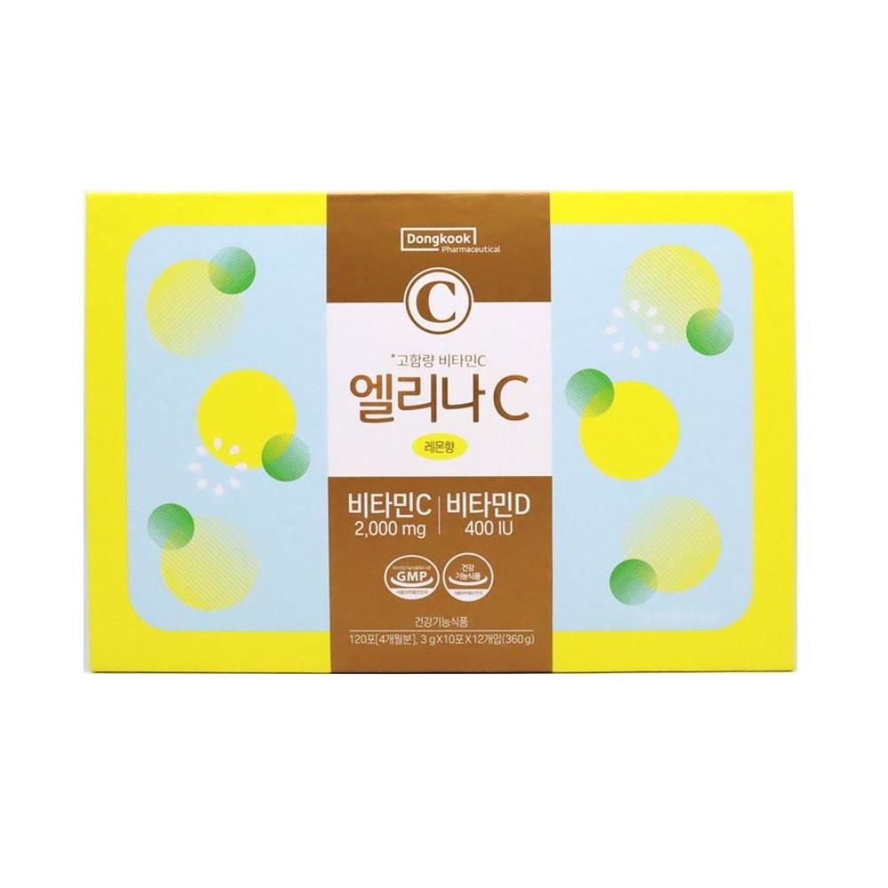 동국제약 엘리나C 120포(4개월분) 고함량 비타민C D 함유