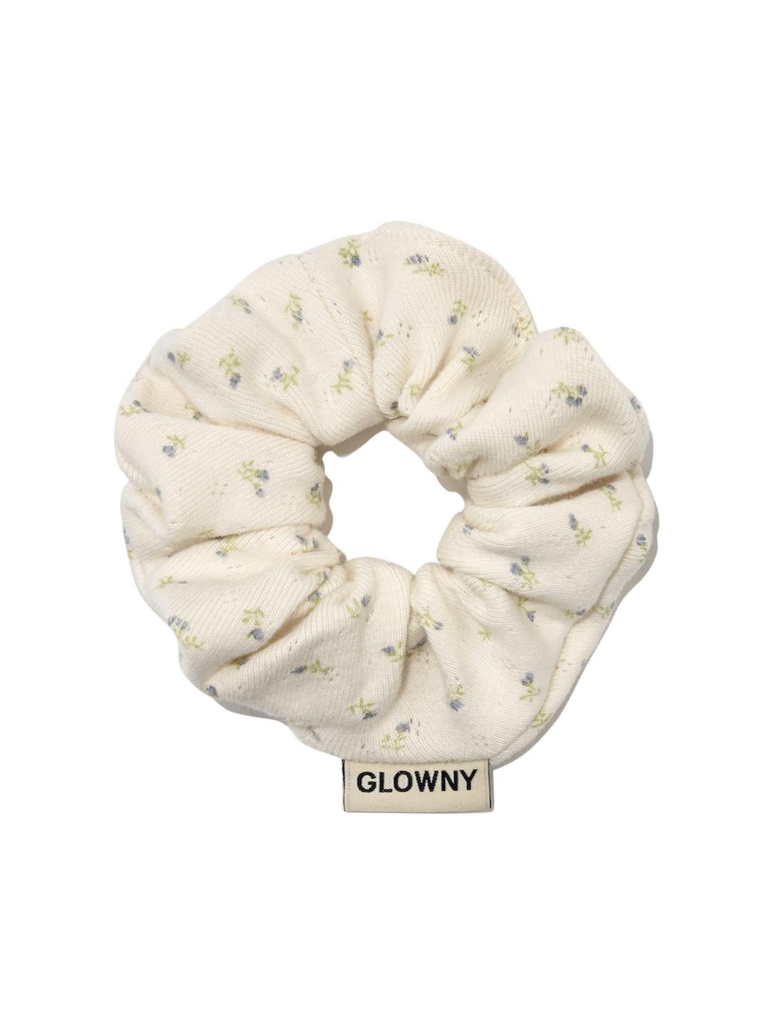 PROVINCE EYELET SCRUNCHIE (VANILLA BLOOM)