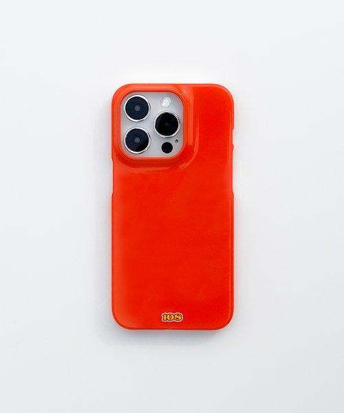 108 RED ORANGE SHELL(glossy-slim-hard)