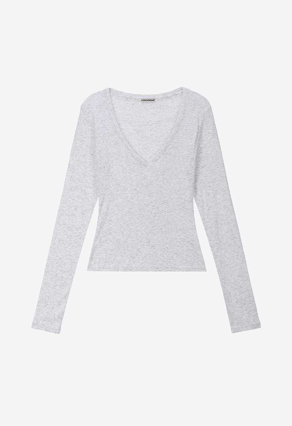 딥 브이넥 롱 슬리브 (4colors)