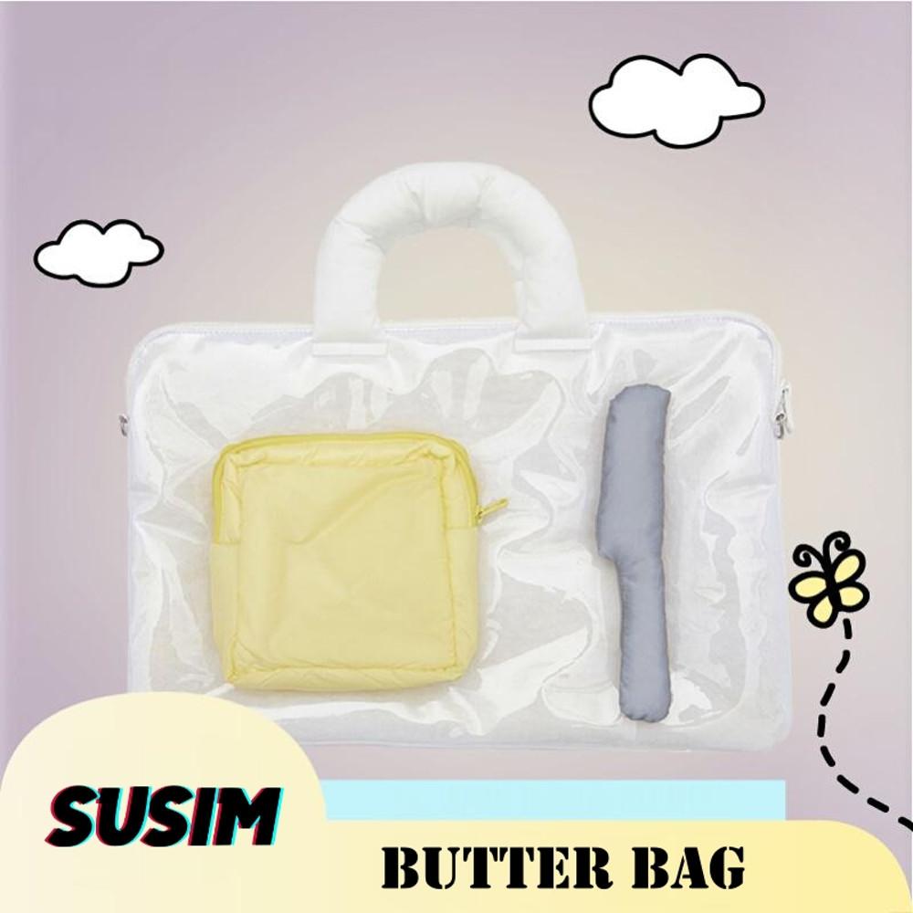 수심 Butter Bag 노트북 파우치 아이패드 노트북 수납 13 15인치 크로스백 감성
