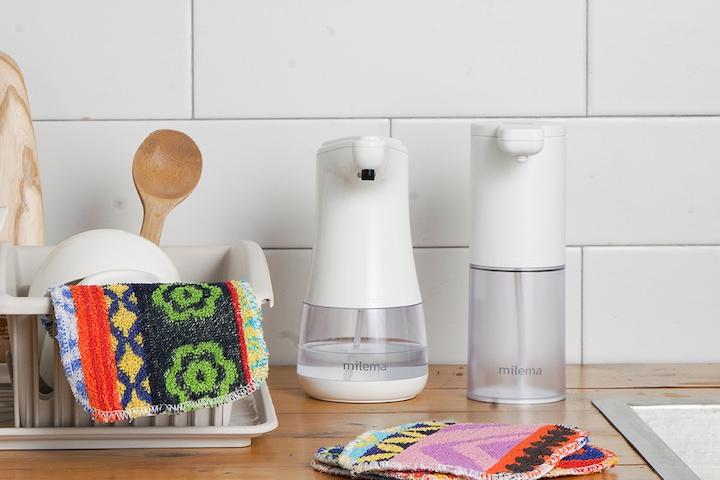 자동 센서 주방세제/핸드워시 디스펜서 2P (거품형+액상형) (2p)