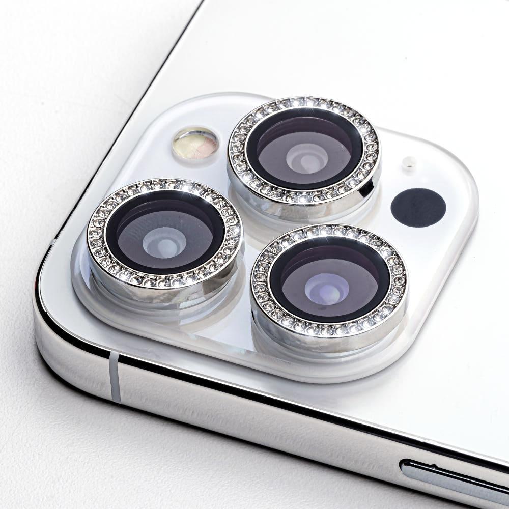 아이폰 16 프로 맥스 큐빅 카메라 메탈 링 보호 필름 강화유리 1매 실버