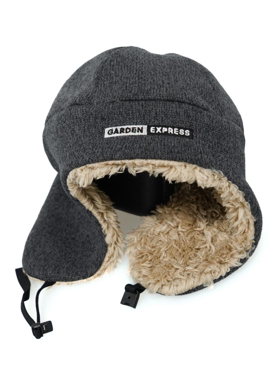 GARDEN EXPRESS - SOFT-FUR EARMUFF BEANIE (GRAY)