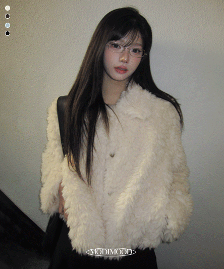 [털빠짐X/안감누빔🤎] 혹시 카라 퍼 자켓-4color